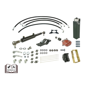 Wspomaganie kierownicy Zetor 5211 wersja kompletna ze zbiornikiem i pompą wspomagania - orbitrol DANFOSS