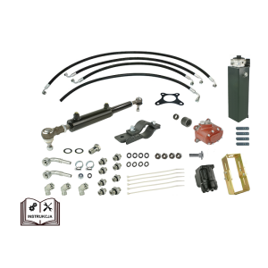 Wspomaganie kierownicy Zetor 5211 wersja kompletna ze zbiornikiem i pompą wspomagania