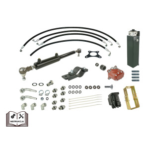 Wspomaganie kierownicy Zetor 7211 wersja kompletna ze zbiornikiem i pompą wspomagania