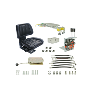 Zestaw do przeróbki i rozbudowy fabrycznej hydrauliki w ciągnikach ursus c-330 sekcja sterująca podnośnikiem z funkcją pływania zestaw z nowym siedziskiem wyposażonym w obrotnicę