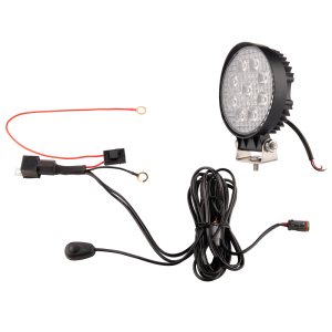 Lampa robocza 9xLED 1280 LM 24W + podłączenie