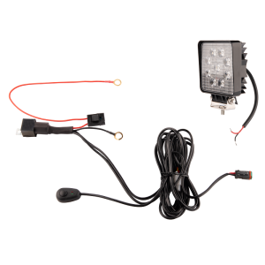 Lampa robocza 9xLED 1430 LM 24W + podłączenie