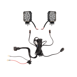 Dwie lampy robocze 9xLED 1133 LM 20W + podłączenie