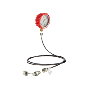 Zestaw serwisowy do pomiaru ciśnienia oleju i diagnostyki układu hydraulicznego. Manometr 400 bar + przewód 2000mm z przyłączem M10x1
