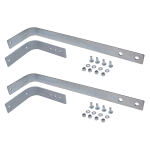 Zestaw dwóch uniwersalnych kompletnych mocowań błotnika