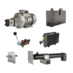 Hydraulika do łuparki do drewna moc łupania: 12 ton czas cyklu łupania: 18-21 sekund. Siłownik pompa silnik zbiornik 45 litrów rozdzielacz 1 sekcyjny dodatkowe chłodzenie