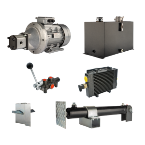 Hydraulika do łuparki do drewna moc łupania: 12 ton czas cyklu łupania: 18-21 sekund. Siłownik pompa silnik zbiornik 75 litrów rozdzielacz 1 sekcyjny dodatkowe chłodzenie