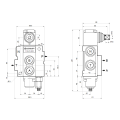 rozdzielacz hydrauliczny 1 sekcyjny   SDR