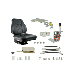 Zestaw do przeróbki i rozbudowy fabrycznej hydrauliki w ciągnikach ursus C-330 sekcja sterująca podnośnikiem z funkcją pływania zestaw z nowym siedziskiem wyposażonym w obrotnicę