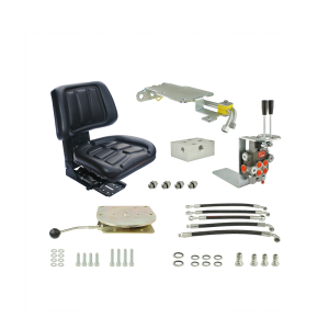 Zestaw do przeróbki i rozbudowy fabrycznej hydrauliki w ciągnikach ursus C-330 sekcja sterująca podnośnikiem z funkcją pływania zestaw z nowym siedziskiem wyposażonym w obrotnicę